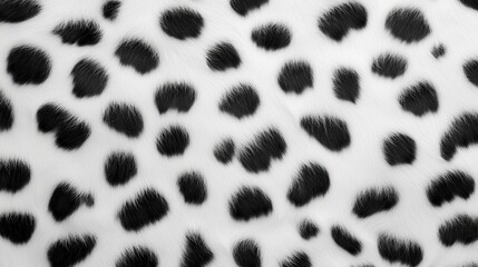 A close-up view of a textured pattern resembling black spots on a white surface.