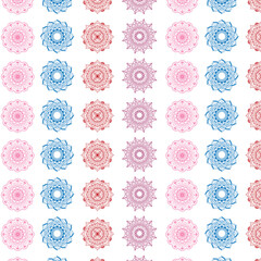 seamless pattern with flowers