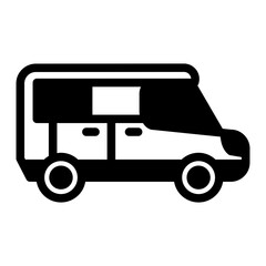 Obraz premium van car solid style