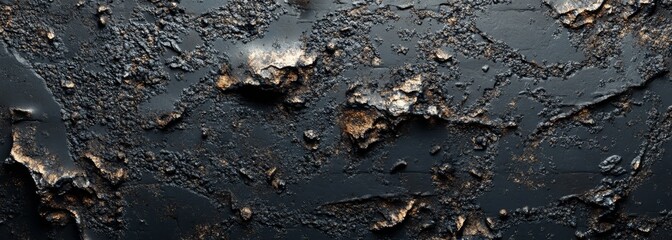 Fototapeta premium Corroded metal surface close-up