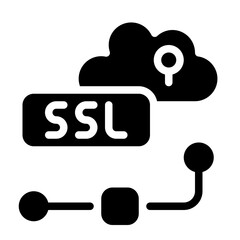 Cloud Computing Solid Icon