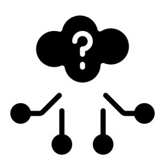 Cloud Server Solid Icon