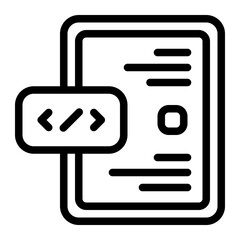 Code Line Icon