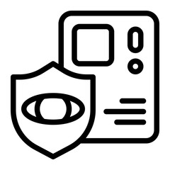 Intrusion Line Icon