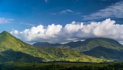 Naklejka premium The clouds seem to whisper secrets of the sky. 