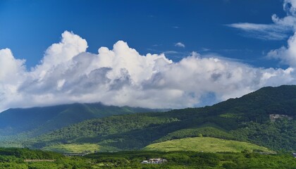 The landscape invites exploration and adventure.  