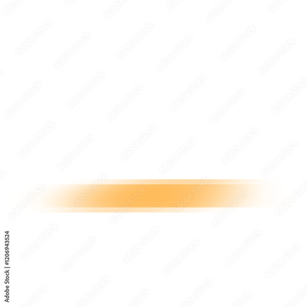 Poster Yellow transparent gradient rectangle shape. Blank rectangle label, banner, button, bar, sign, sticky note, header, footer, text box, letterhead shape on transparent background