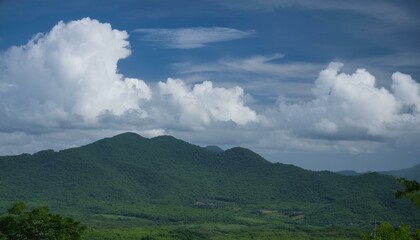 Fototapeta premium A moment where sky and earth meet harmoniously. 