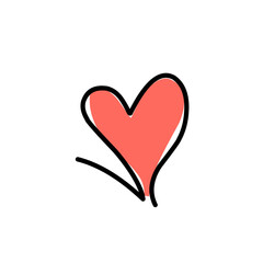 heart line art design