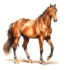 Fototapeta premium Elegant Horse Clipart Vector Illustration