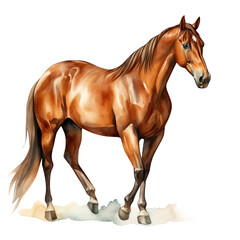Obraz premium Elegant Horse Clipart Vector Illustration