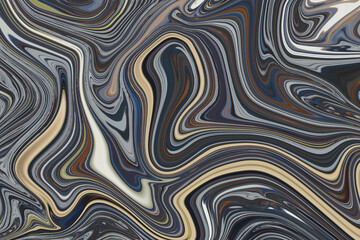 Wallpaper with a marbled ink splash and painted lines illustration, creating a luxurious and creative surface for a banner or background