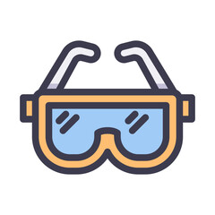 safety glasses filled style