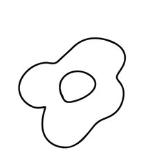 outline black color to journal weekly element doodles design