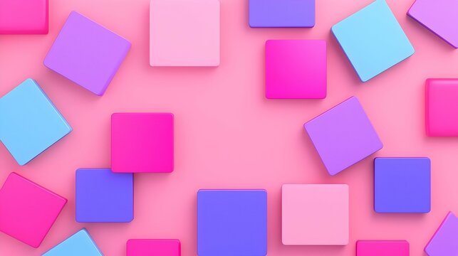 Geometric Calendar Design, a vibrant arrangement of shapes and colors reflecting the structure and rhythm of calendar layouts, creating a modern visual experience.