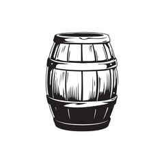 barrel isolated on white