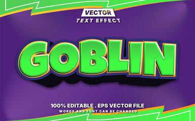 Goblin editable text effect