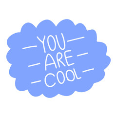 best word outline on journal. bubbles talk. doodle sticker journal element design. Cute journal and planner design vector illustration