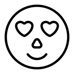 Emoticon Love Line Icon