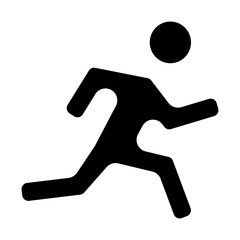 Run Solid Icon