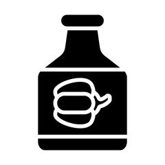Sauce Paprika Solid Icon