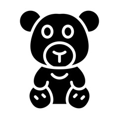 Teddy Bear Solid Icon