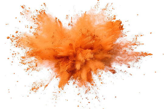 Charming Orange Powder Dance