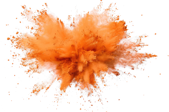 Charming Orange Powder Dance