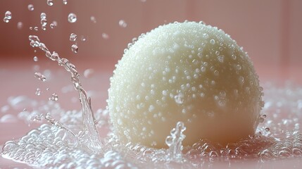 Whimsical Bath Bomb in Water