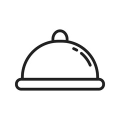 Dish icon vector image. Suitable for mobile apps, web apps and print media.
