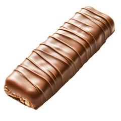 Obraz premium Chocolate Bar Indulgence: A close-up shot of a delectable chocolate bar, its glossy, smooth surface shimmering with an irresistible allure.