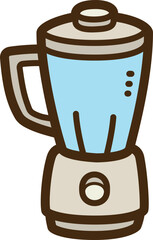 Juicer vector doodle illustration and graphic