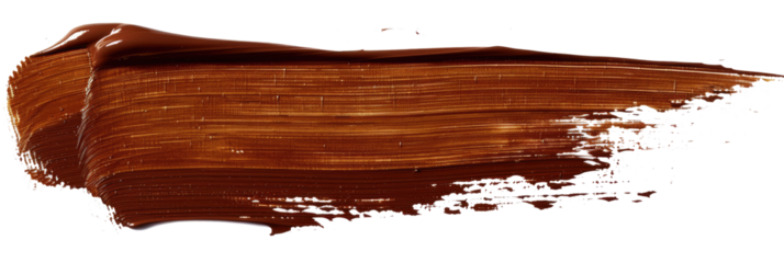 Elegant streaks of brown coloring