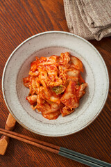 健康的な発酵食品、白菜のキムチ