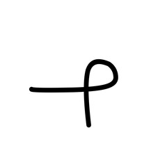 knotted rope line icon