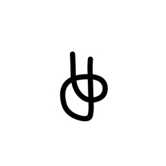 knotted rope line icon