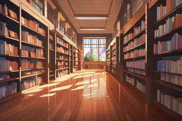 Obraz premium Library