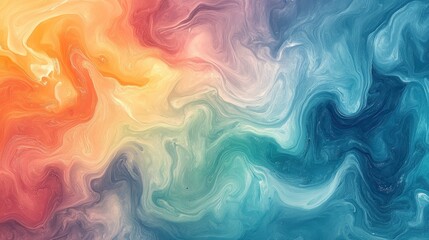 Obraz premium Abstract colorful swirling marble background