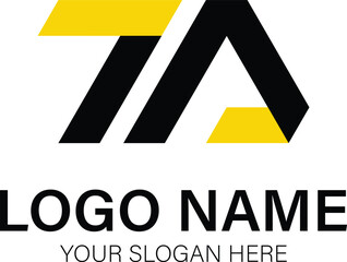 7A logo design. Editable Stroke