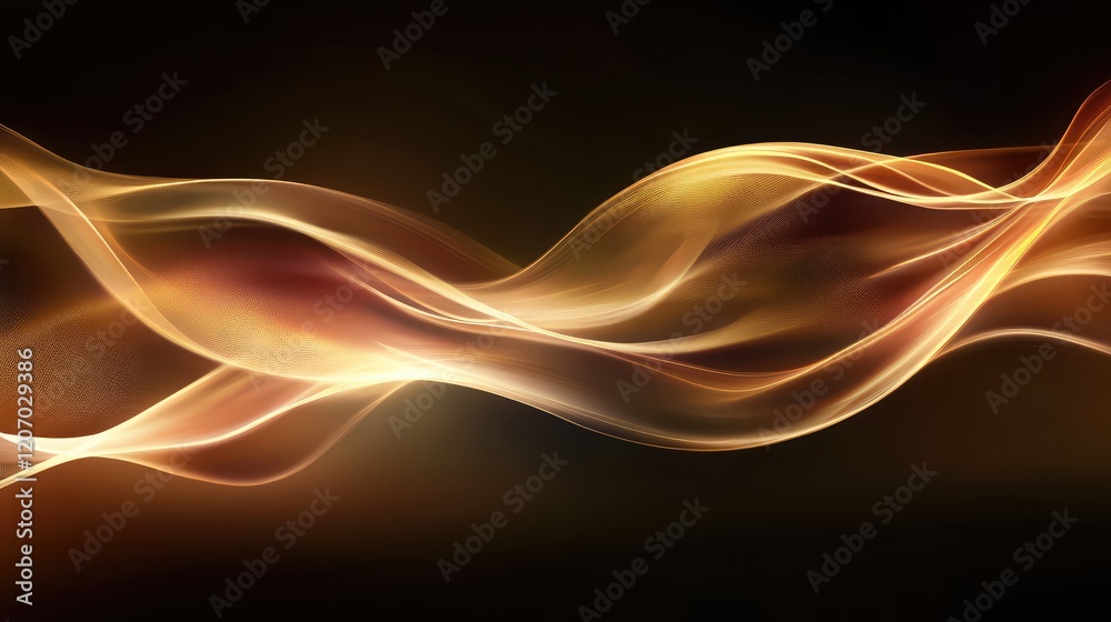 Poster abstract ai particle wave glowing with energy, forming a digital neural network on a clean dark grad