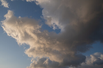 Obraz premium オレンジ色に染まる綺麗な空