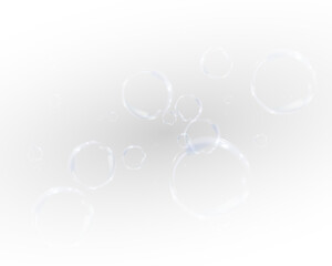 clean, grey soap bubble with a floating transparent sphere—ideal for PNG professional photo edits, isolated design elements, or stylish minimalist compositions.