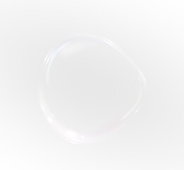 Transparent PNG background featuring floating soap bubbles on a soft white gradient. Elegant reflections and subtle light effects add a fresh, clean, and sophisticated touch—ideal for beauty, wellness