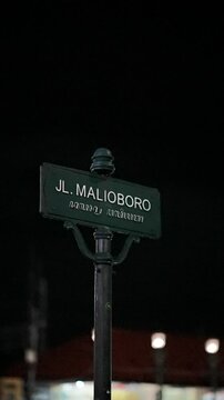 Malioboro sign