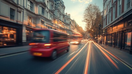 Fototapeta premium Modern transport services promoting zero-emission travel with stylish electric cars