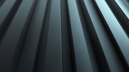 Obraz premium Dark gray textured lines converge dramatically creating a strong visual aesthetic. AI Generated