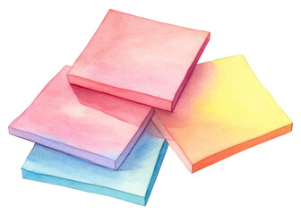 Fototapeta premium PNG Sticky notes paper accessories.