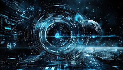 Visualize the endless possibilities within the digital universe.