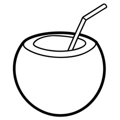 Coconut Drink Sketch