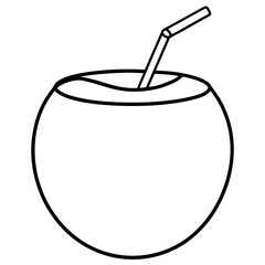 Coconut Drink Sketch